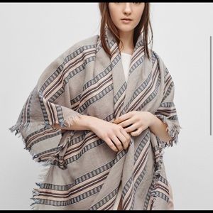 Aritzia Wilfred Mixed Stripes Scarf